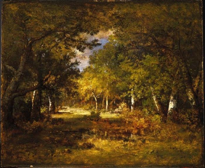 Brooklyn Forest Scene Germany oil painting art