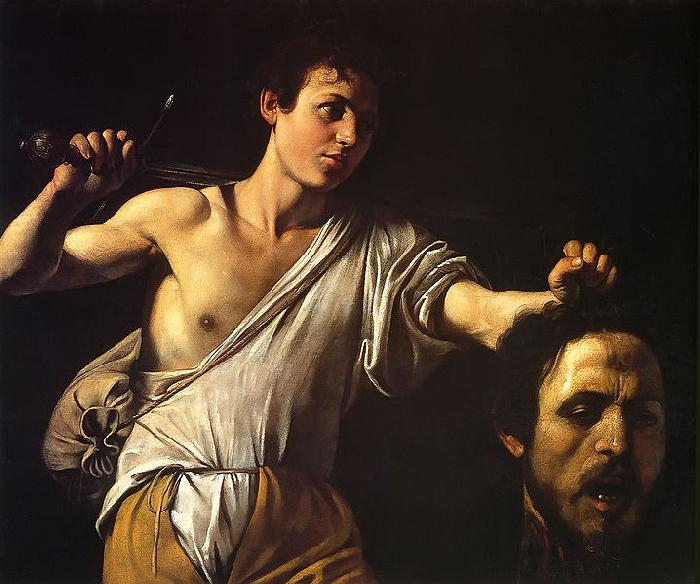Caravaggio David mit dem Haupt des Goliath oil painting picture