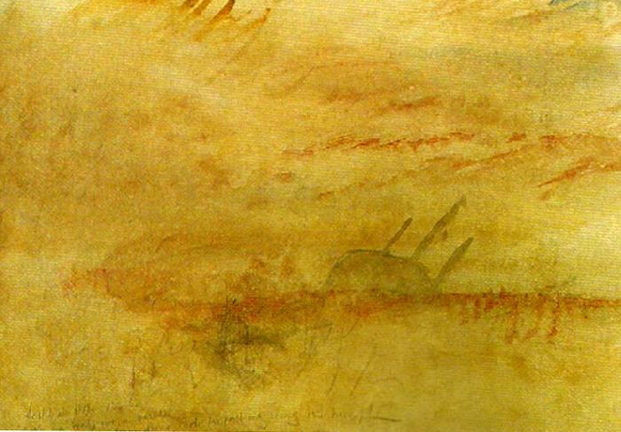 J.M.W.Turner lost to all hope oil painting image