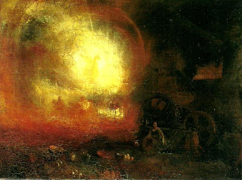 J.M.W.Turner the hero of a hundred fights oil painting picture