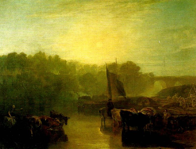 J.M.W.Turner dorchester mead oil painting image