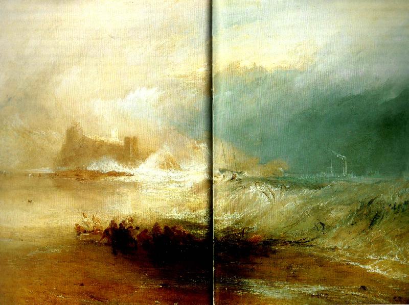 J.M.W.Turner wreckerscoast of northumberland oil painting image