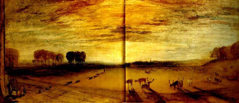 J.M.W.Turner petworth park oil painting picture