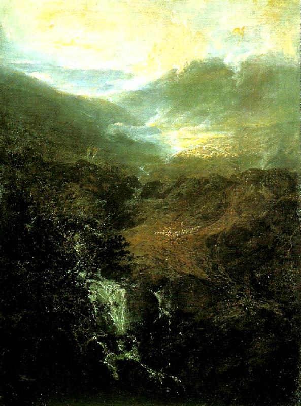 J.M.W.Turner morning amongst the coniston oil painting image