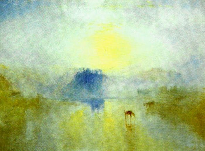 J.M.W.Turner norham castle, sunrise oil painting picture