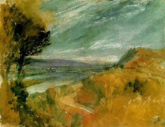 J.M.W.Turner mosel from the hillside at pallien oil painting image