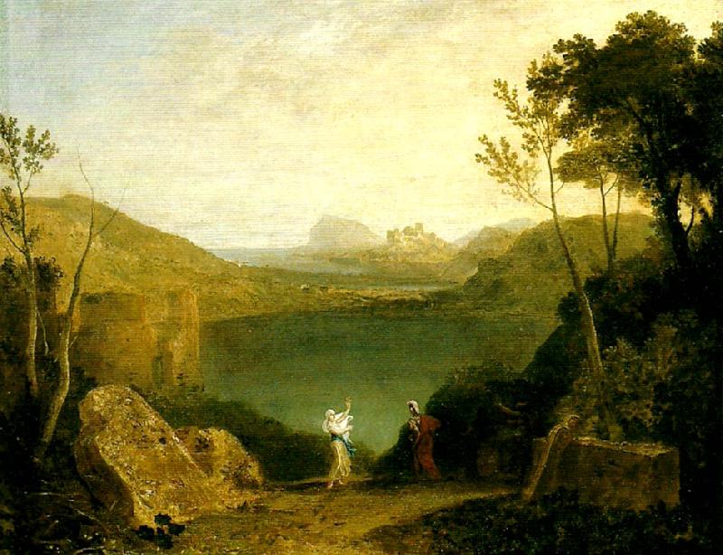 J.M.W.Turner aeneas and the sibyl, lake avernus Germany oil painting art