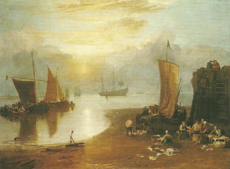 J.M.W.Turner sun rising through vapour Germany oil painting art