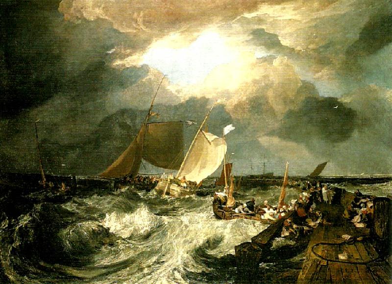J.M.W.Turner calais pier oil painting image
