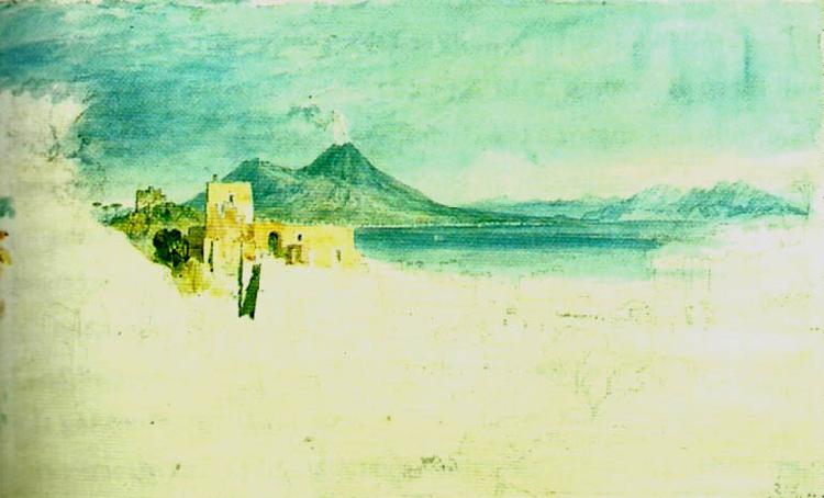 J.M.W.Turner view of naples in the distance Germany oil painting art