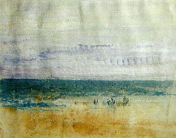 J.M.W.Turner figures on the shore 1835-40 Germany oil painting art