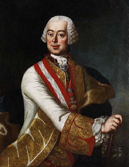 Anonymous Portrait of en:Leopold Josef Graf Daun (1705-1766), Austrian field marshal oil painting image