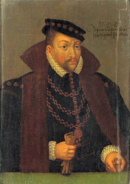 Anonymous Portrait of Johann Casimir von Pfalz-Simmern Germany oil painting art