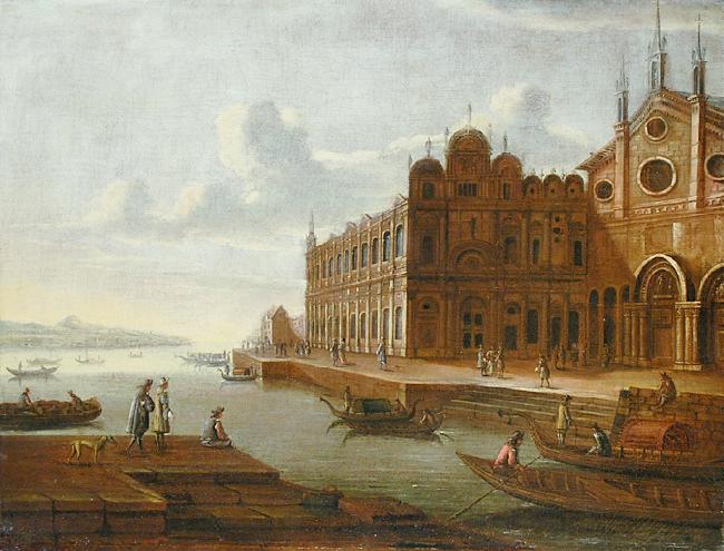 Anonymous Fancy portraial of the Scuola Grande di San Marco Germany oil painting art