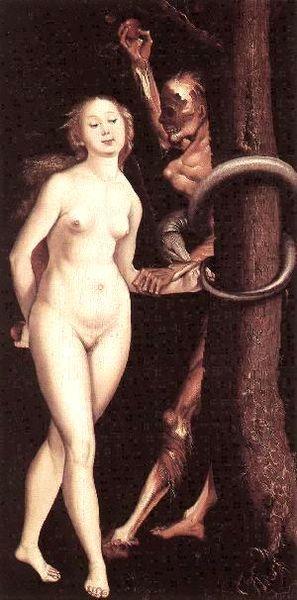 Baldung Eve Serpent and Death oil painting picture