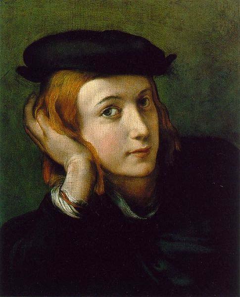Correggio Portrait of a Young Man, Germany oil painting art