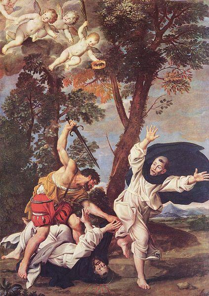 Domenichino Ermordung des Hl Petrus Martyr oil painting image