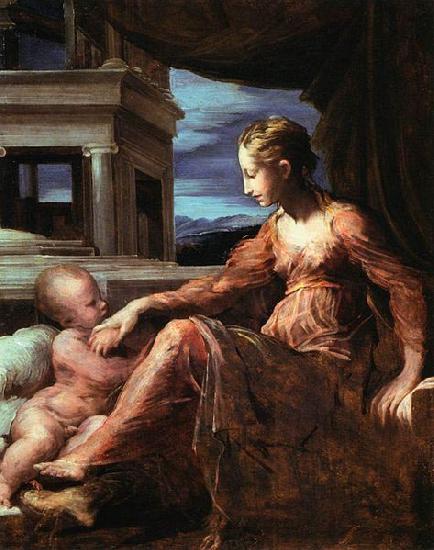 PARMIGIANINO Virgin and Child Germany oil painting art
