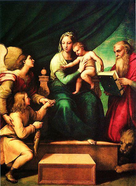 Raphael Madonna and the Fish oil painting image
