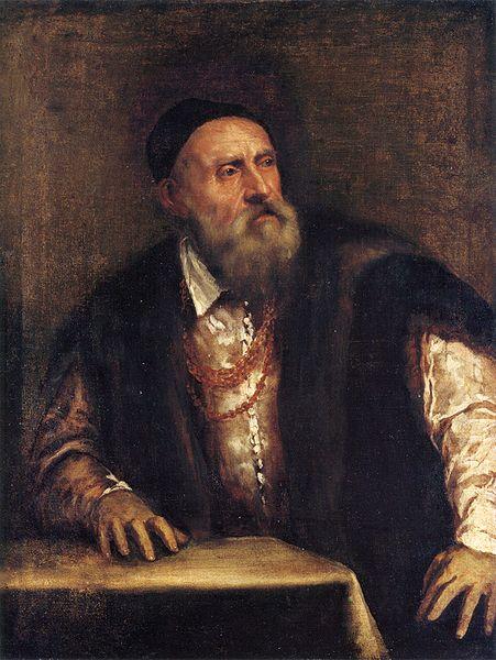 Titian Self portrait. Germany oil painting art
