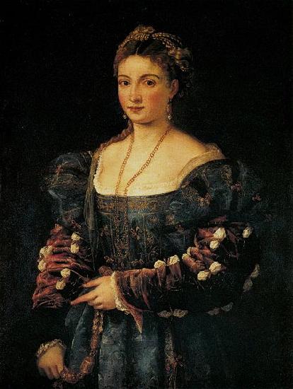 Titian La Bella oil painting picture
