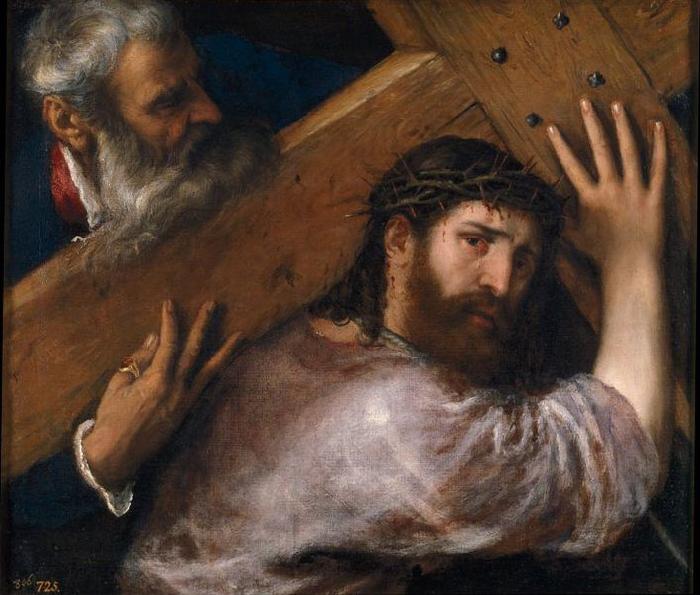 Titian Christ Carrying the Cross Germany oil painting art