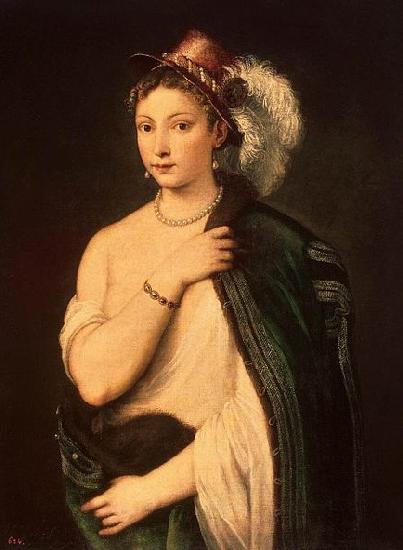 Titian Female Portrait oil painting image