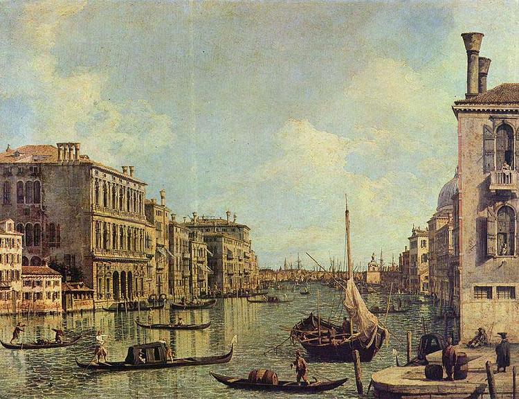 Canaletto Veduta del Canale Grande in Richtung auf den Hafen von San Marco Germany oil painting art