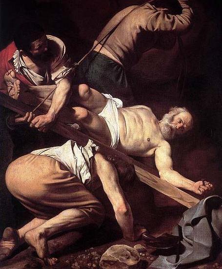 Caravaggio Crucifiction of St. Peter oil painting image
