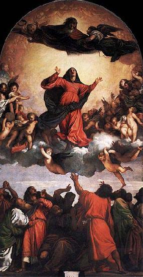 Titian Assumption of the Virgin oil painting picture