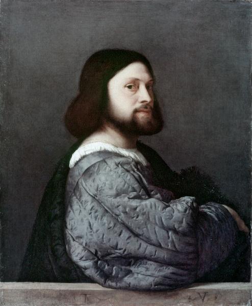 Titian Herr in Blau oil painting picture