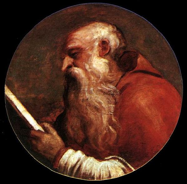 Titian St Jerome oil painting image