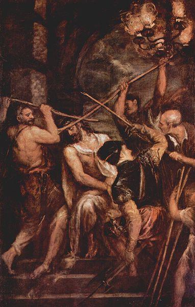 Titian Dornenkronung oil painting image