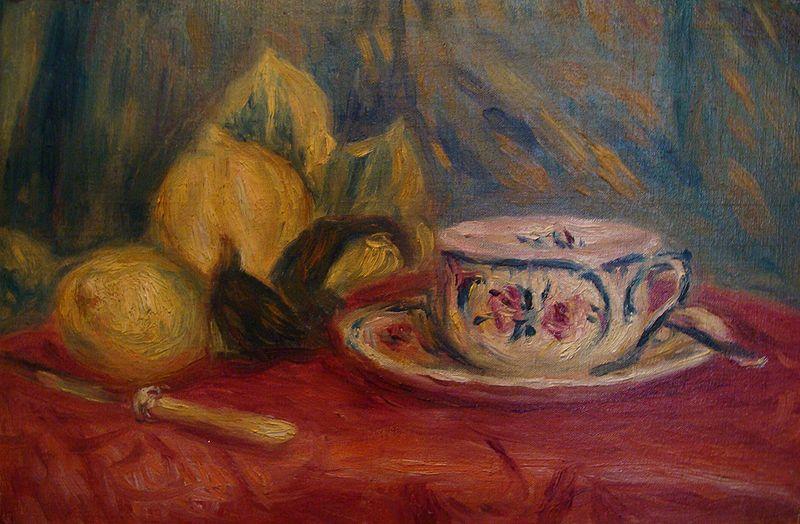 Pierre Auguste Renoir Lemons and Teacup Germany oil painting art