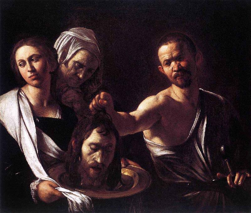 Caravaggio Salome with the Head of John the Baptist oil painting image