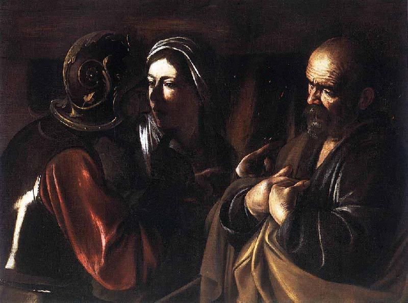 Caravaggio Denial of Saint Peter Germany oil painting art