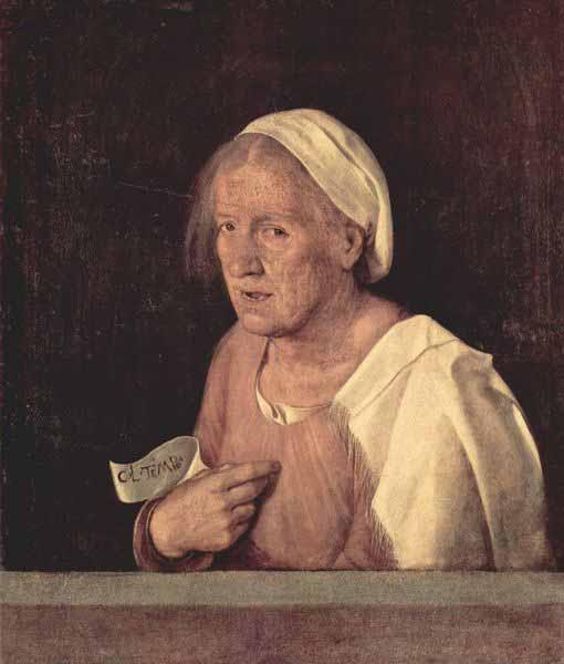 Giorgione Portrat einer alten Frau Germany oil painting art