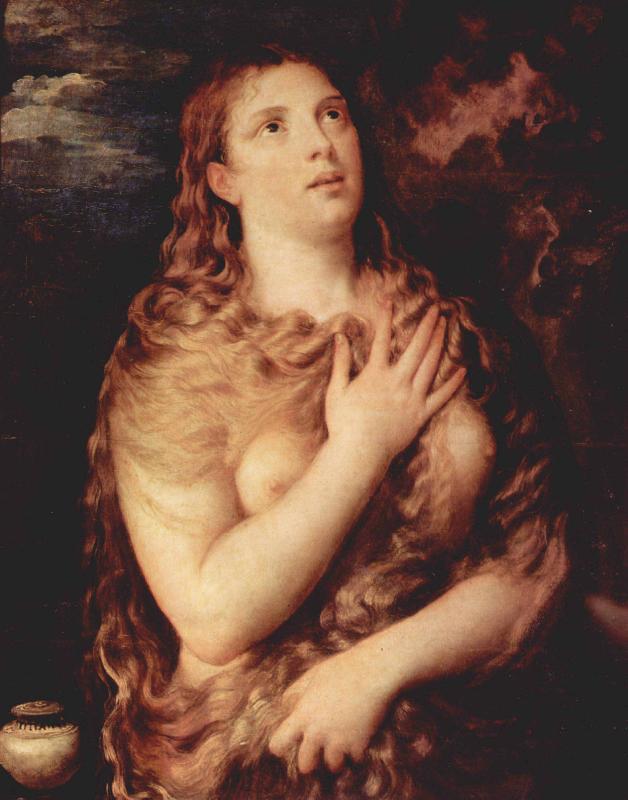 Titian Penitent Magdalene Germany oil painting art
