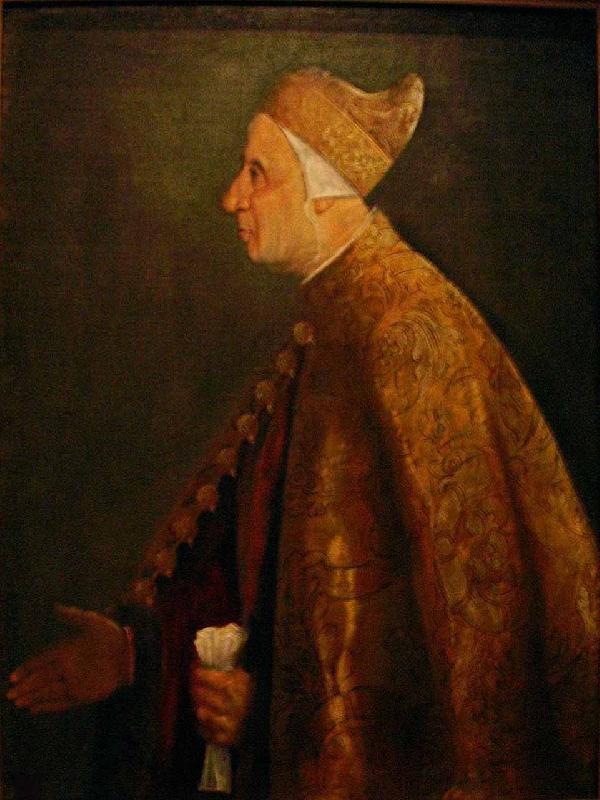 Titian Der Doge Niccolo Marcello aus der Sicht Tizians Germany oil painting art