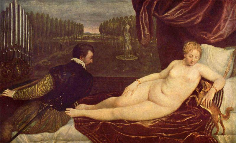 Titian Venus and Music oil painting picture