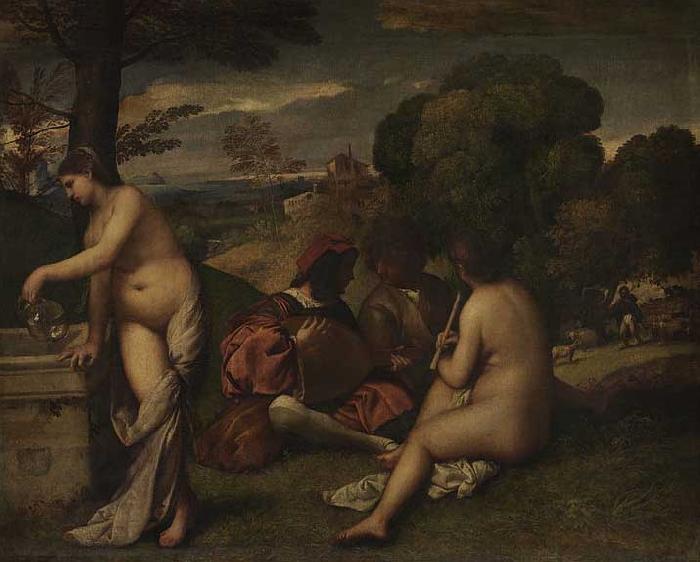 louvre Giorgione Germany oil painting art