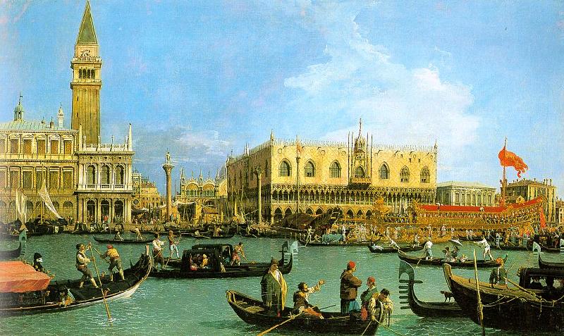 Canaletto The Basin of San Marco on Ascension Day oil painting image