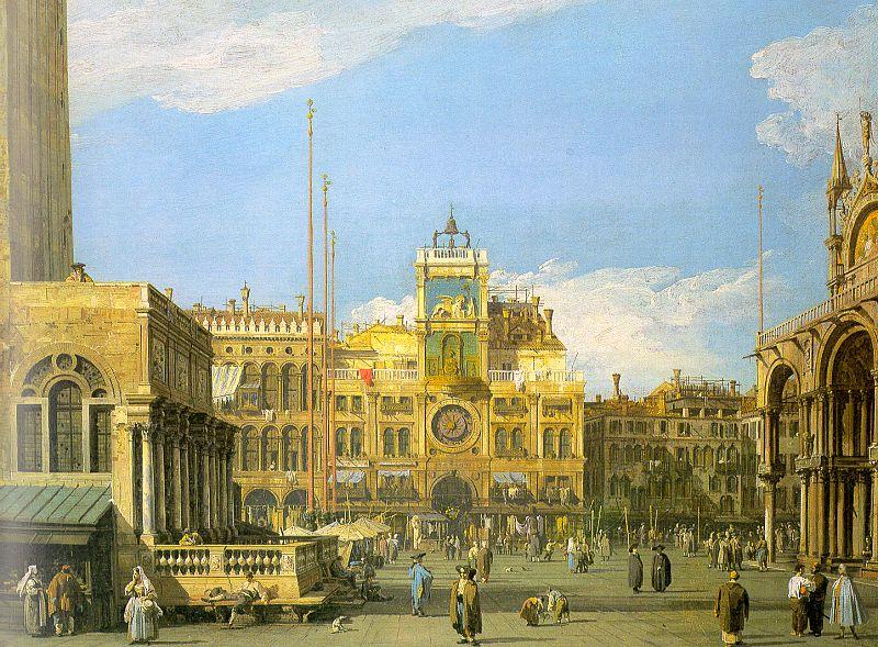 Canaletto Piazza San Marco- Looking North Germany oil painting art