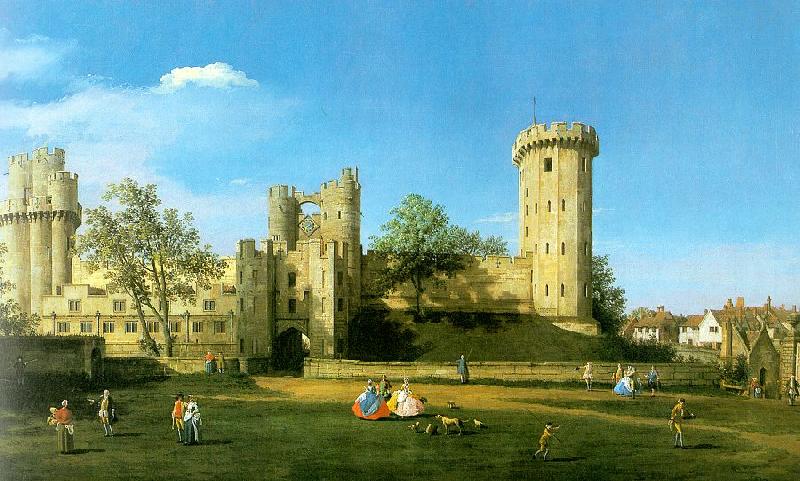 Canaletto Warwick Castle- The East Front Germany oil painting art