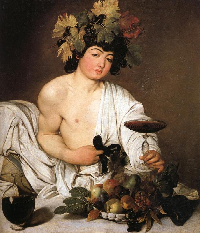 Caravaggio Bacchus oil painting image