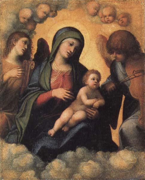 Correggio Madonna and Child in Glory with Angels oil painting picture