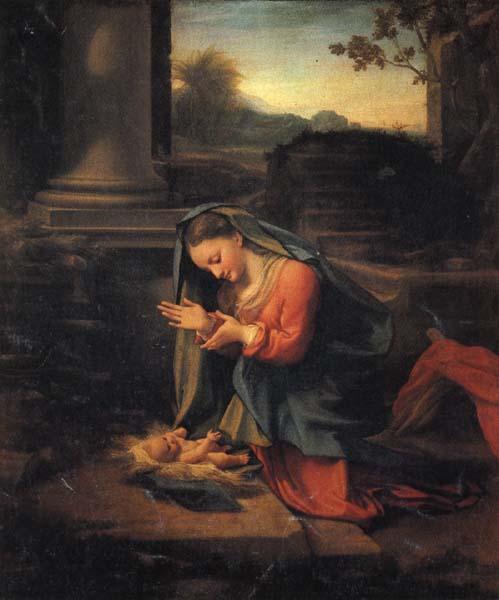Correggio The Adoration of the Child Germany oil painting art