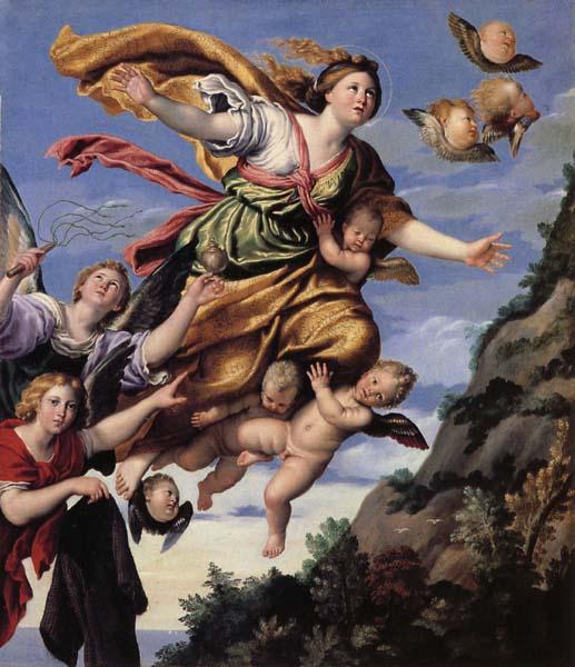 Domenichino The Assumption of Mary Magdalen into Heaven Germany oil painting art