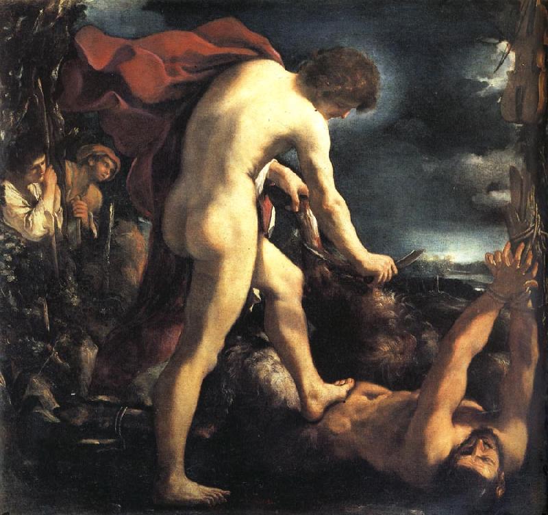 GUERCINO Apollo and Marsyas oil painting picture
