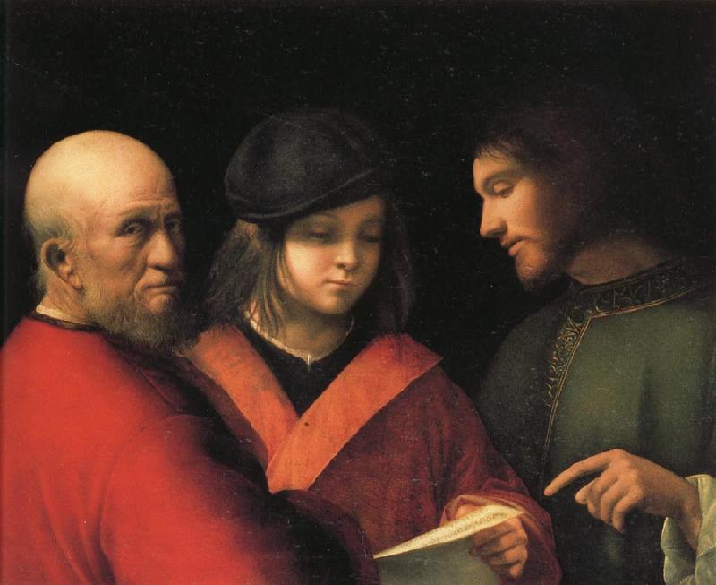 Giorgione The Singing Lesson oil painting picture